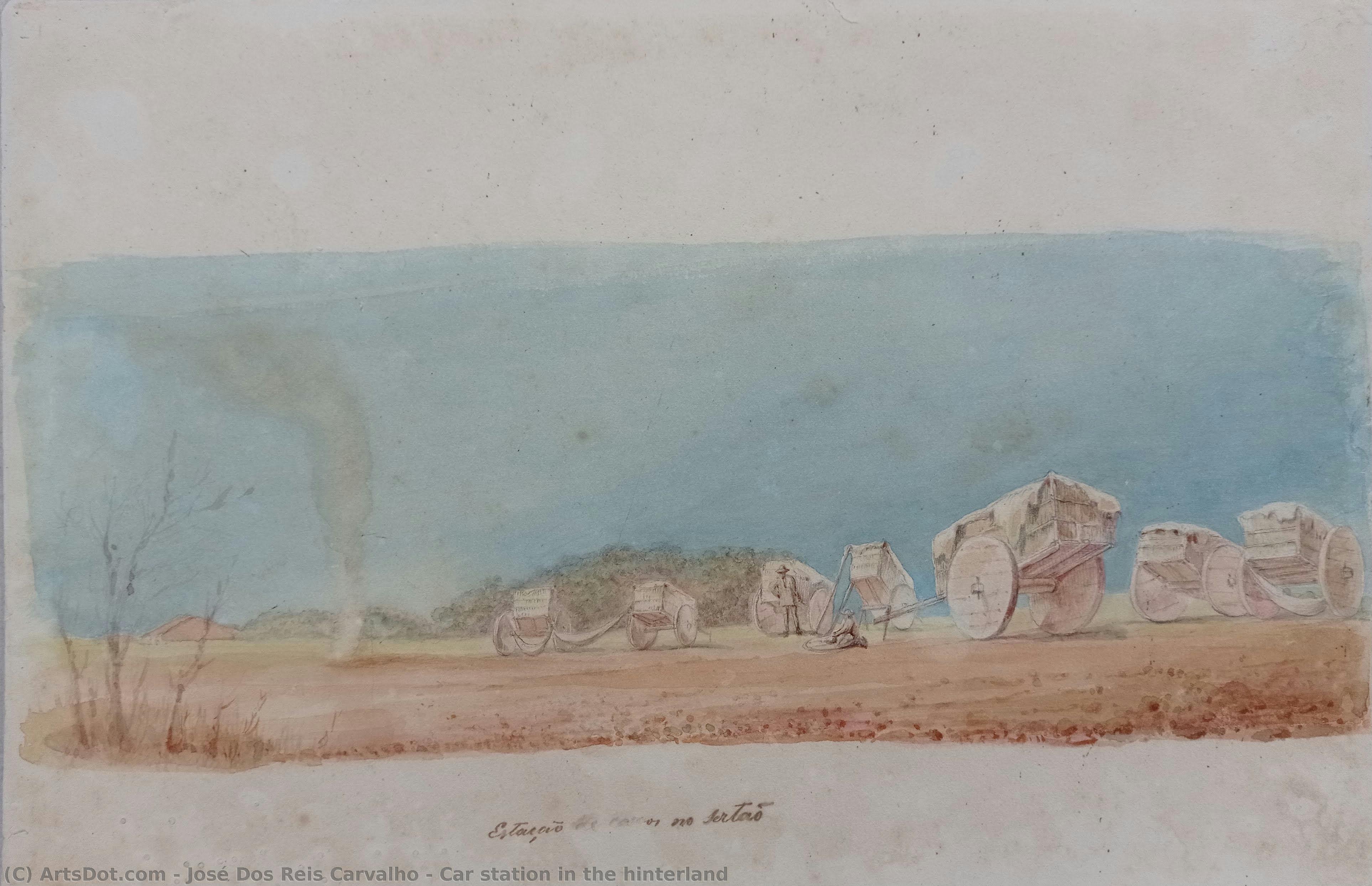 Car Station In The Hinterland — José Dos Reis Carvalho