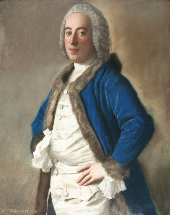Portrait Of Monsieur Bouër, Merchant In Genoa — Jean-étienne Liotard