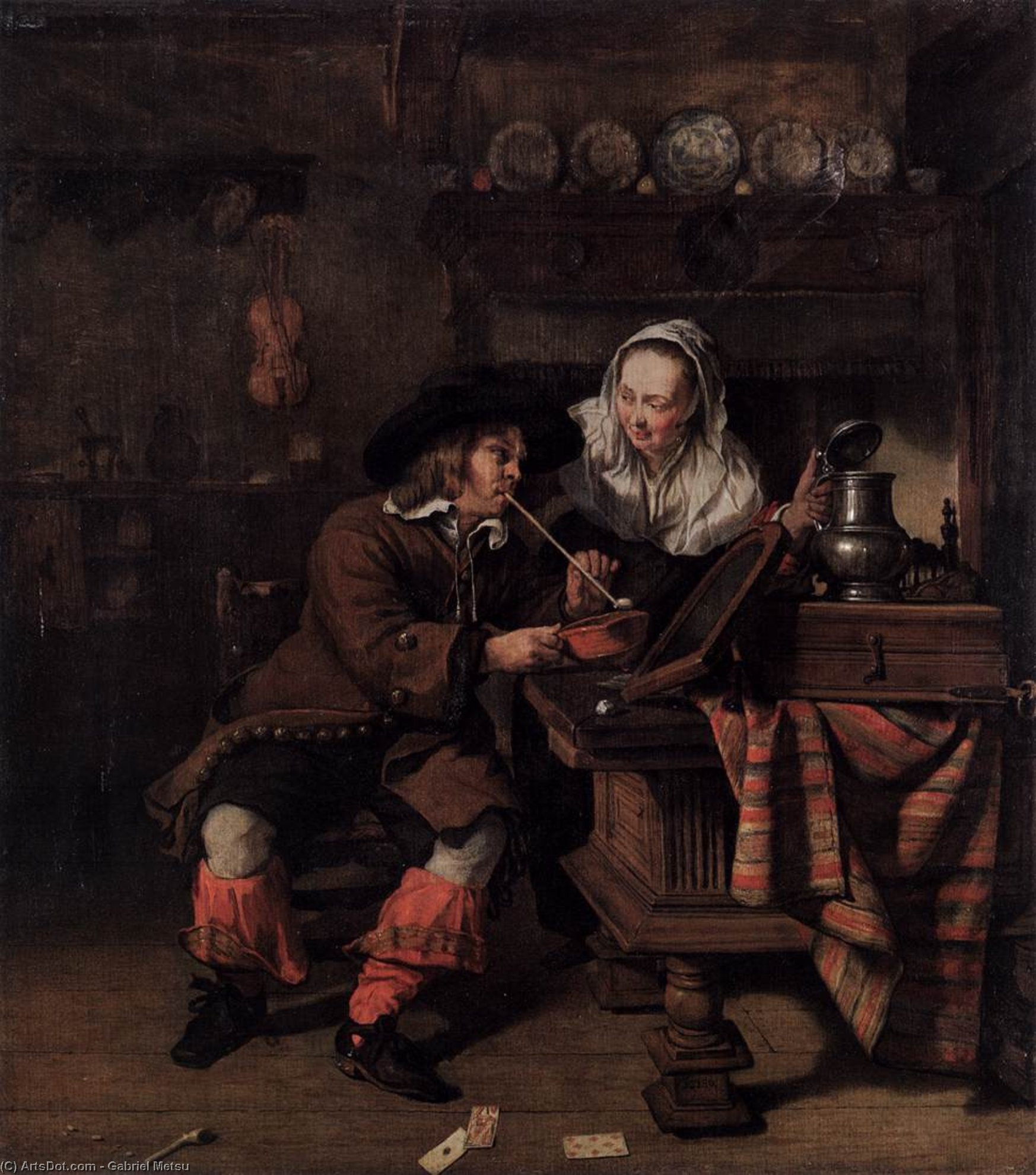 Tavern Scene — Габриэль Метс