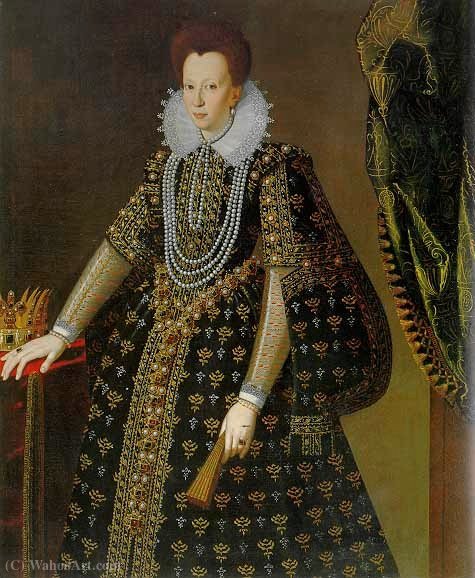 Portrait Of Christine Of Lorraine — Santi Di Tito