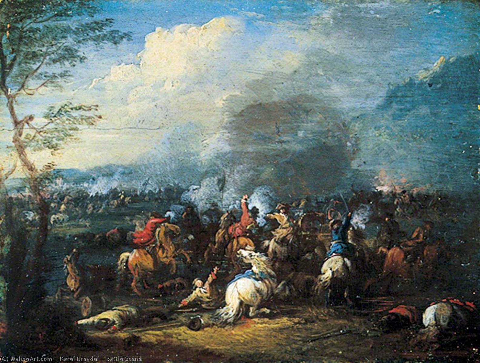 Battle Scene — Karel Breydel