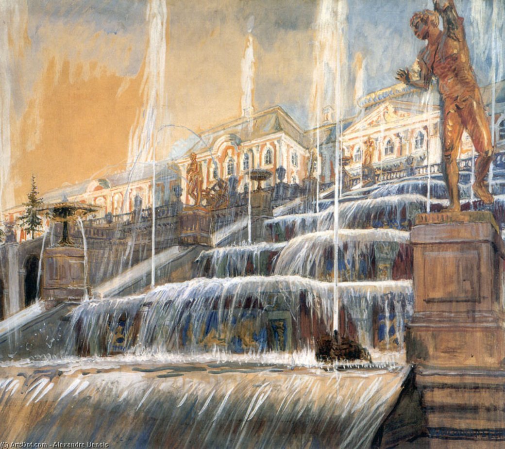 Peterhof Palace. Grand Cascade — Alexandre Benois