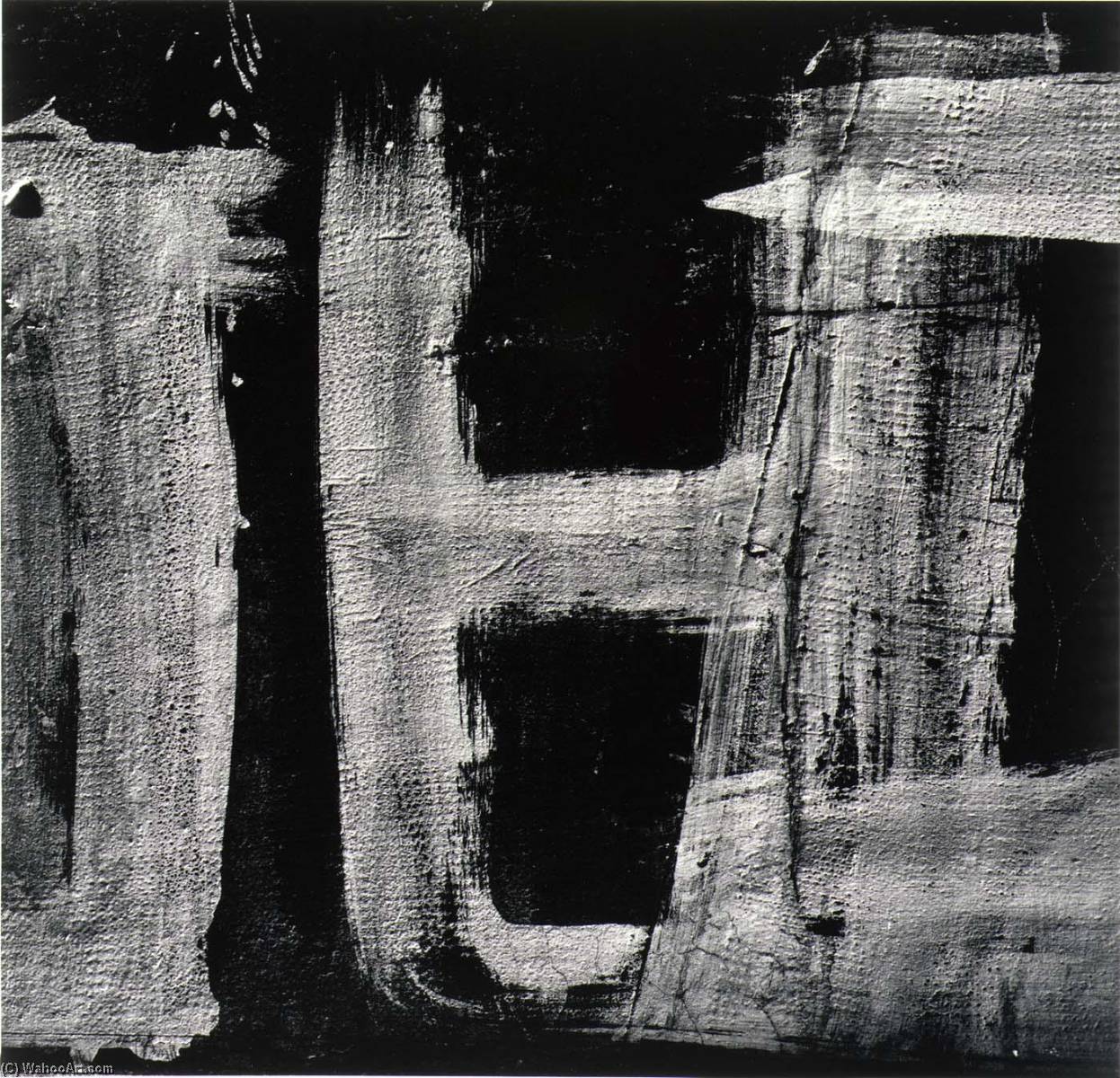 Rome 145, From The Series Homage To Franz Kline — Aaron Siskind