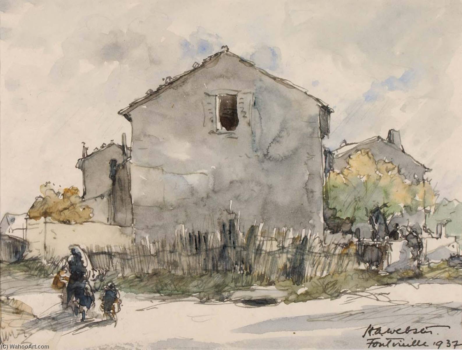 La Maison Du Garde Champetre At Fontvieille, France — Herman Armour Webster