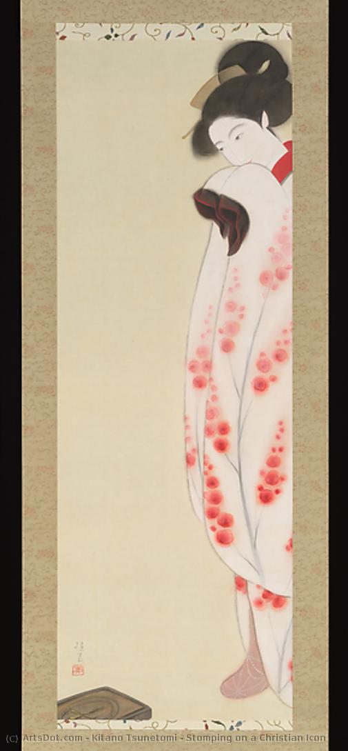 Stomping On A Christian Icon — Kitano Tsunetomi