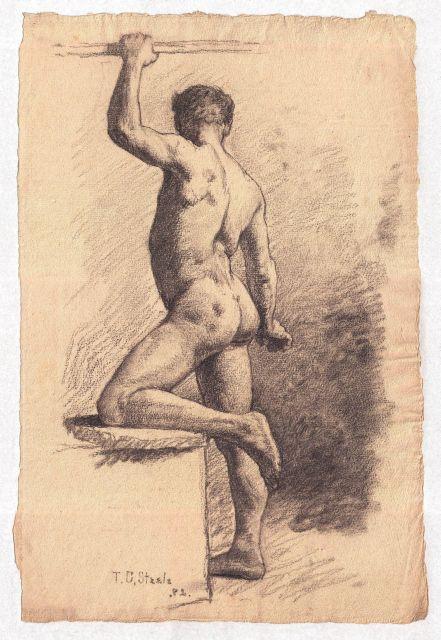 Study Of A Male Nude 7 — Theodore Clement Steele