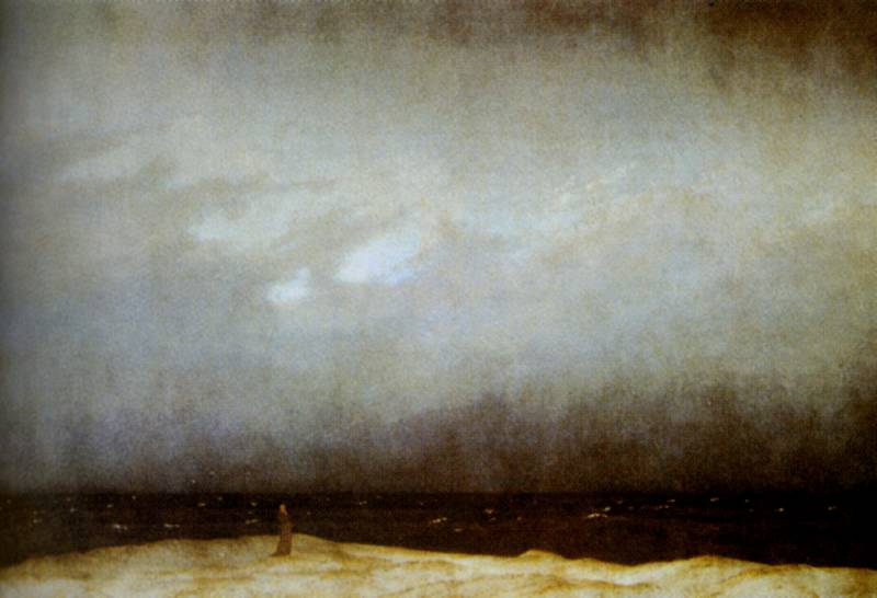 Capuchin Friar By The Sea — Caspar David Friedrich