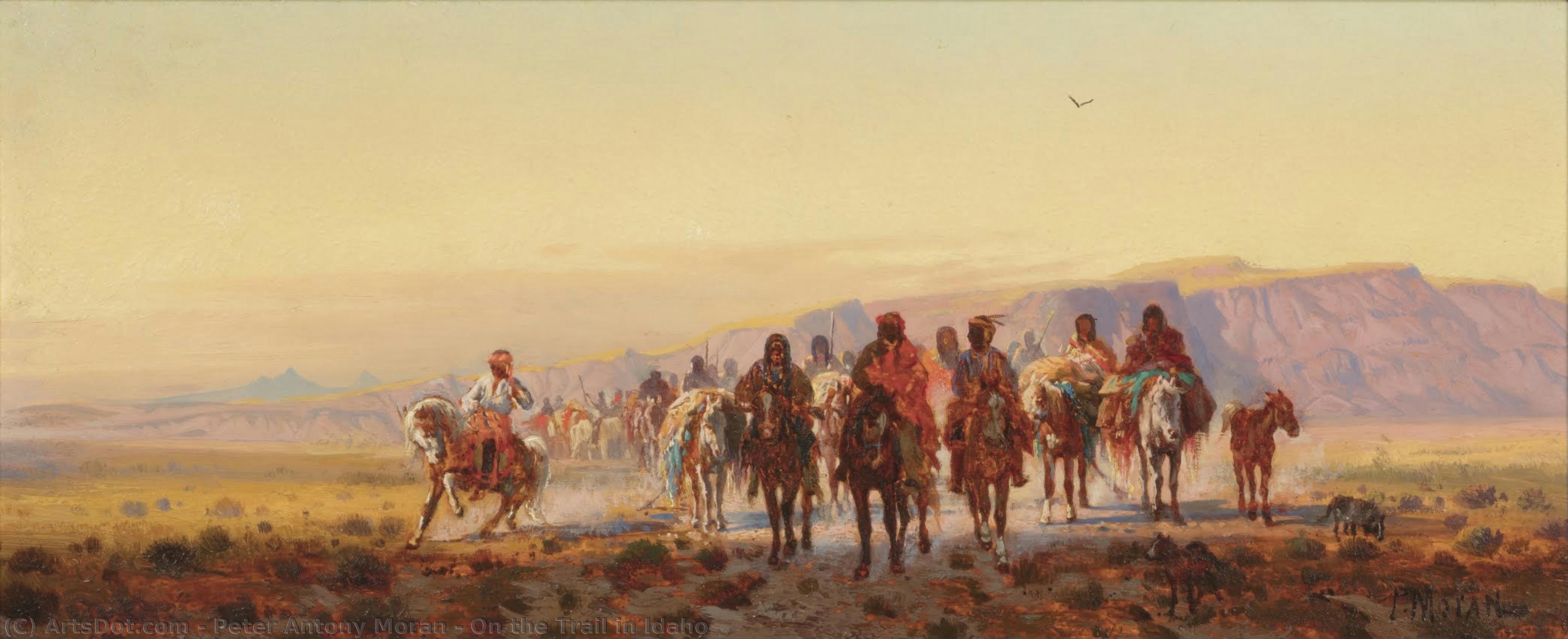 On The Trail In Idaho — Peter Antony Moran