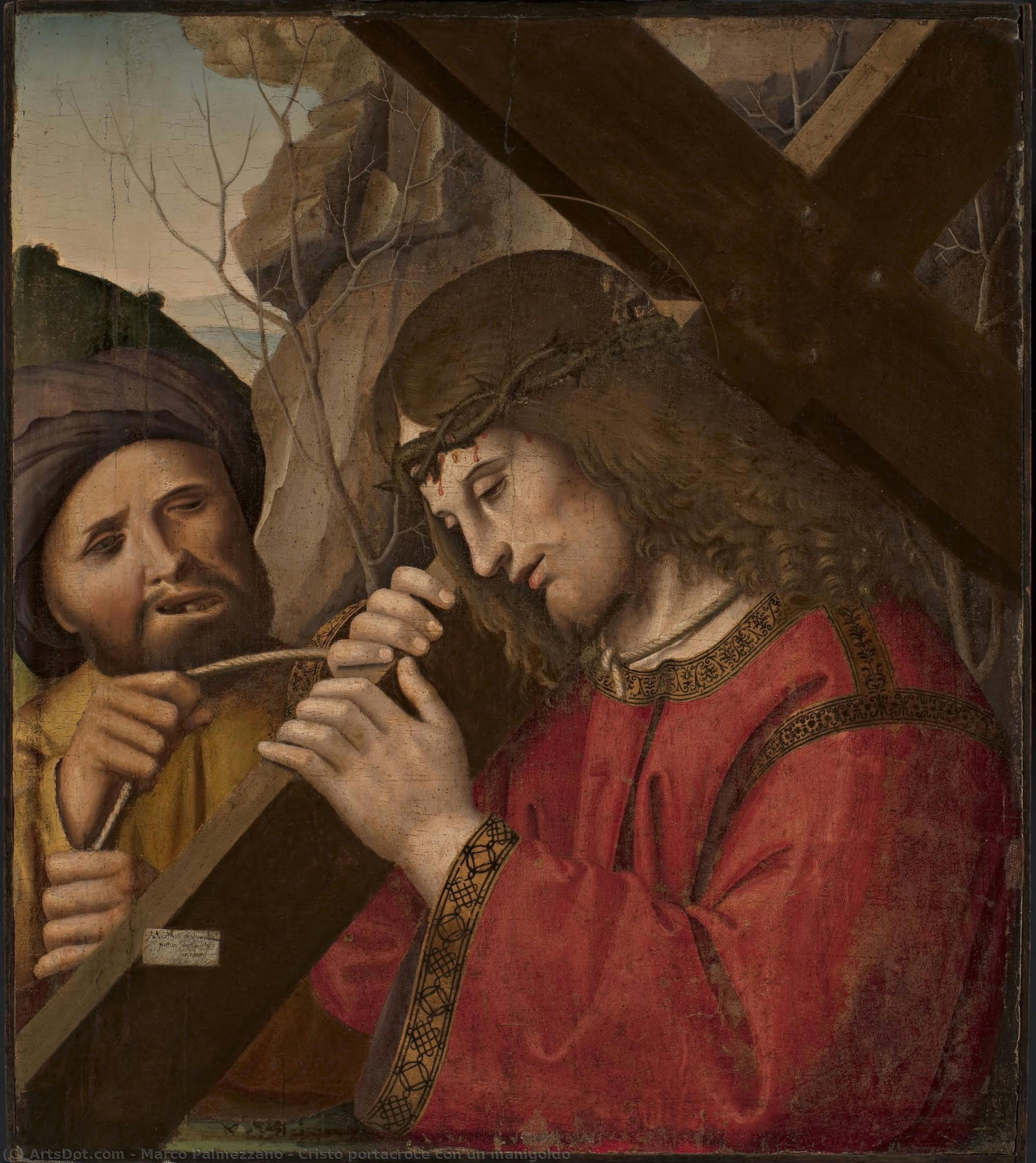 Cristo Portacroce Con Un Manigoldo — Marko Palmečano