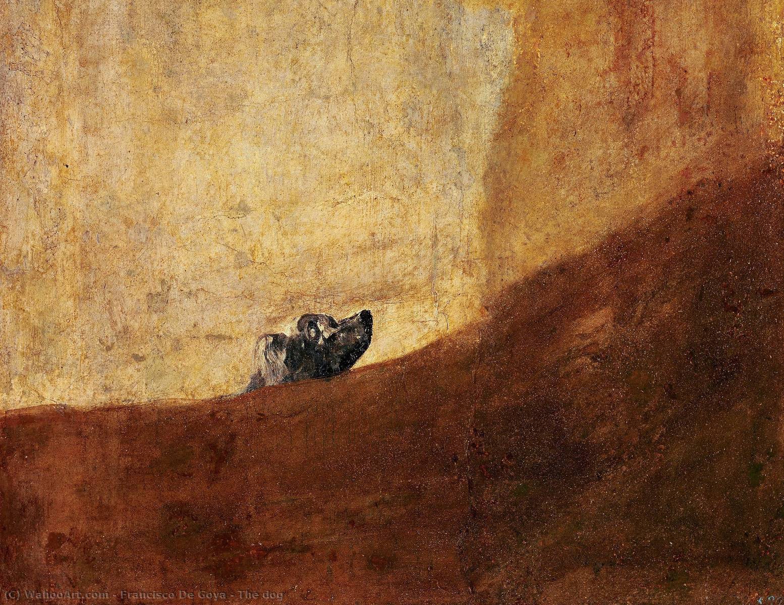 The Dog — Francisco José De Goya Y Lucientes
