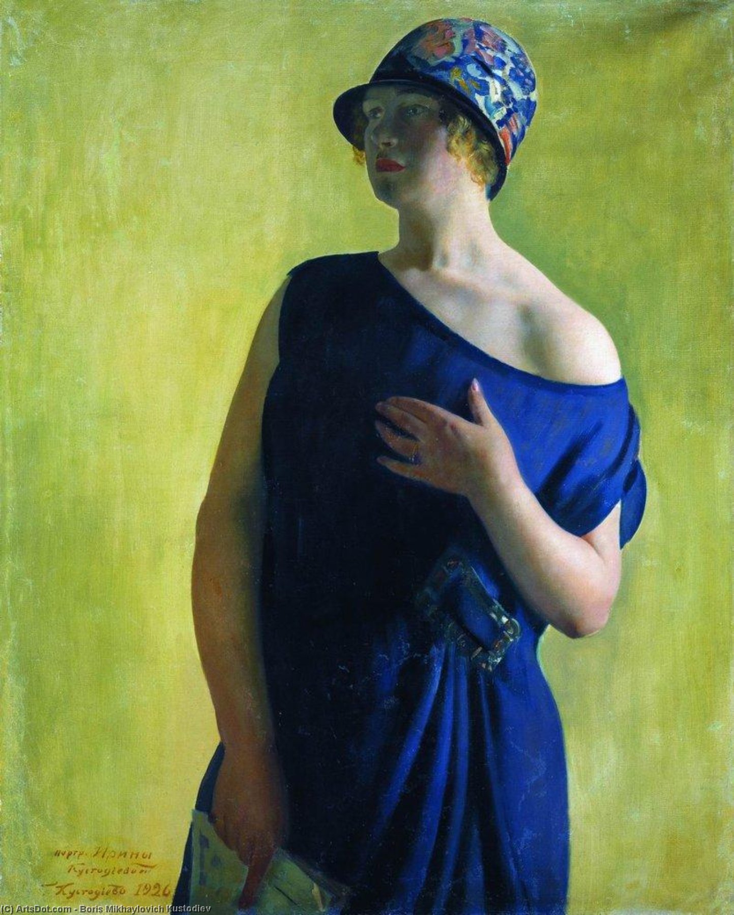 Portrait Of I.b. Kustodieva, Daughter Of The Artist — Boris Kustodijev