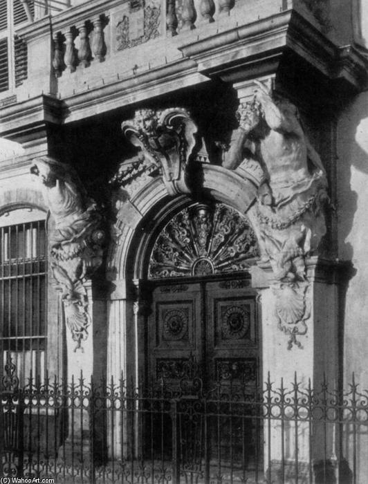 Door Of The Hôtel De Ville At Toulon — Pierre Puget