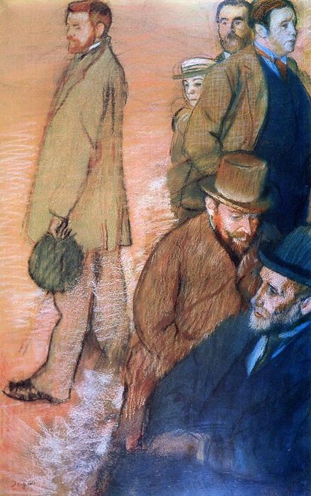 Six Friends Of The Artist — Edgar Degas