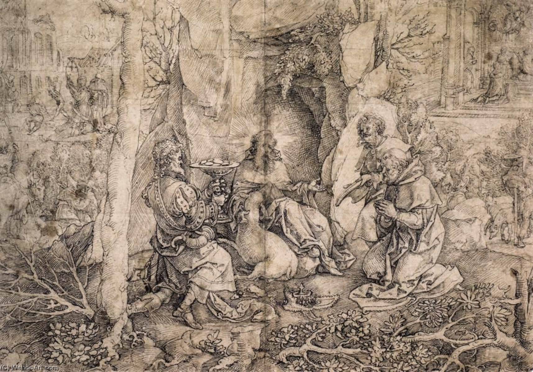Scenes From The Life Of St Giles — Jan Gossart