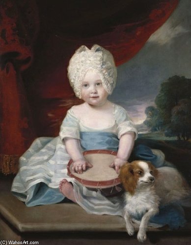 Portrait Of Amelia Of The United Kingdom — John Hoppner