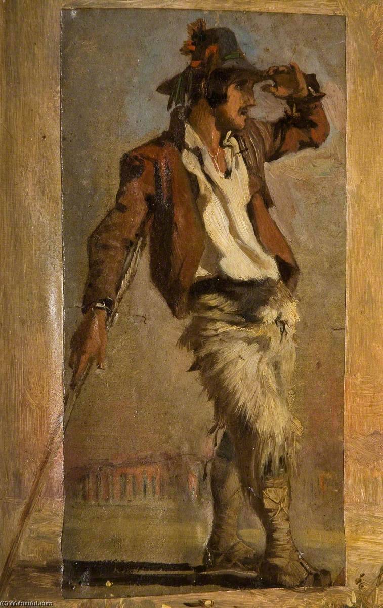 Goatherd Of The Campagna — George Heming Mason