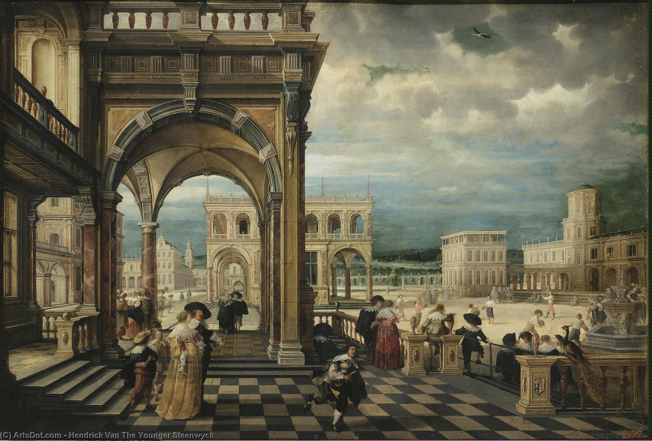 Italian Palace — Hendrick Van The Younger Steenwyck