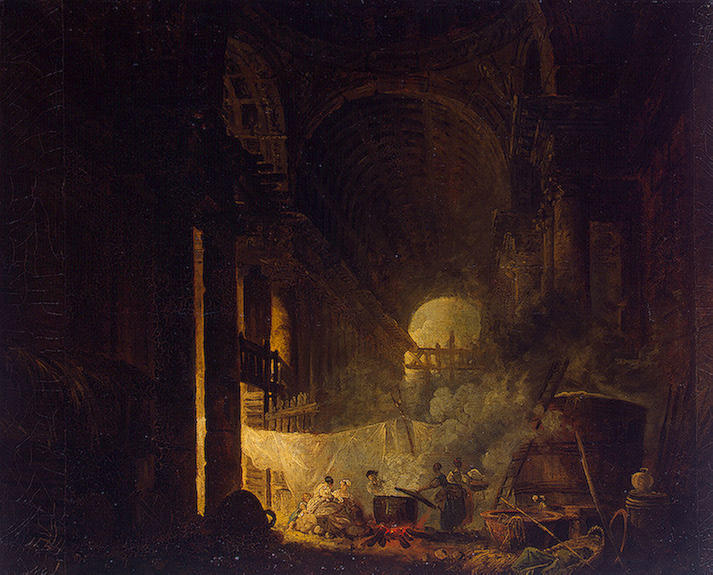 Laundresses In The Ruins — Хуберт Роберт