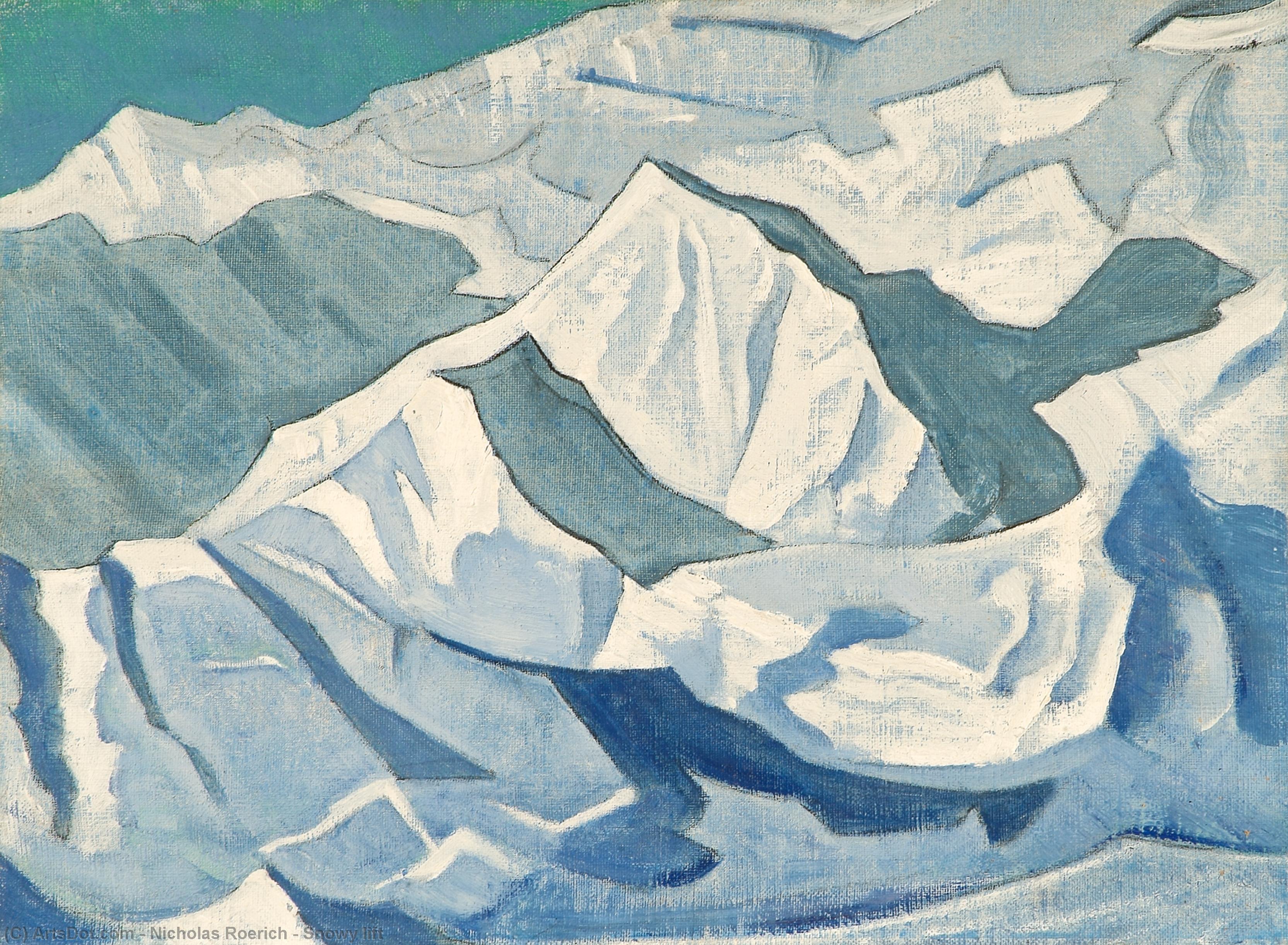 Snowy Lift — Nicholas Roerich