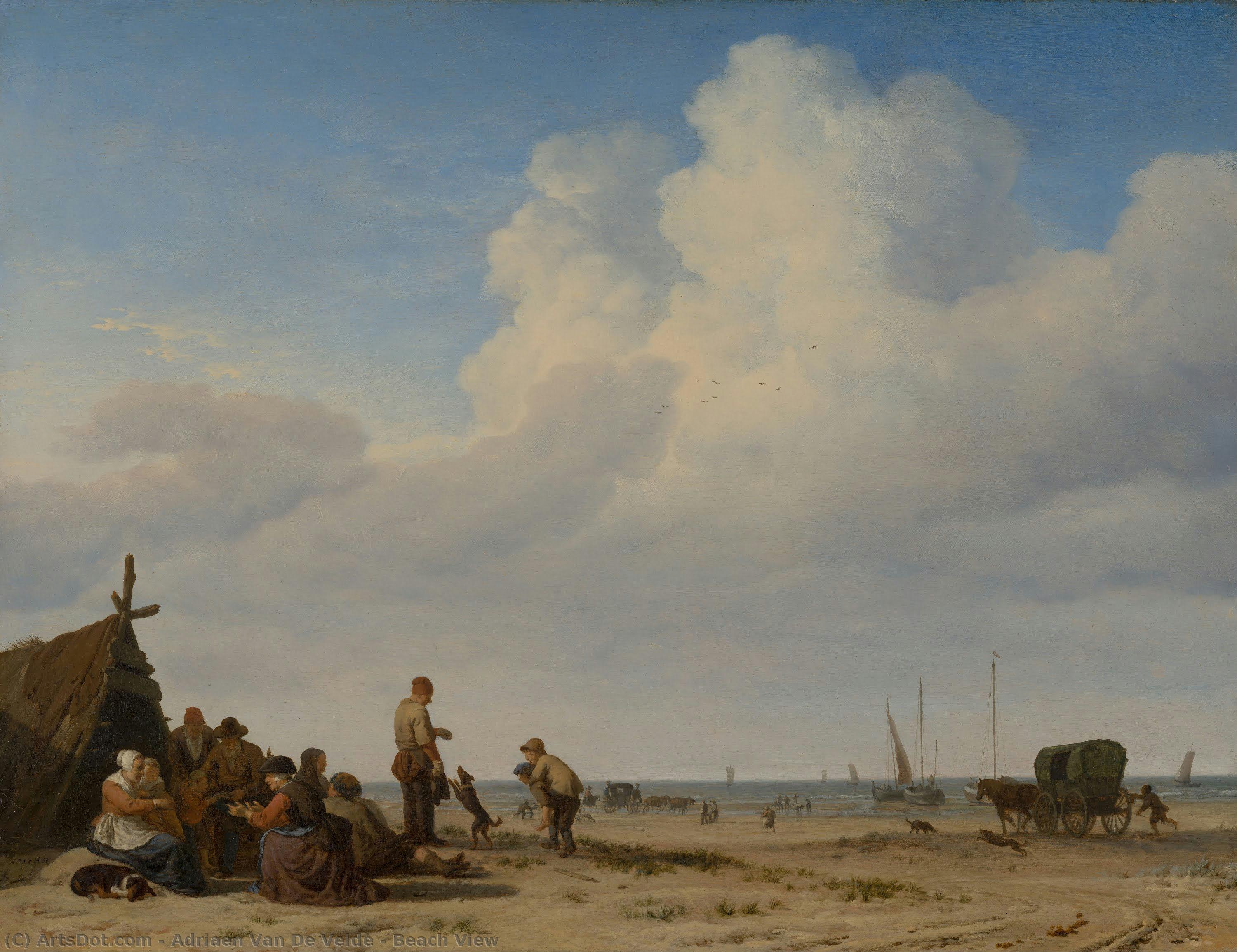Beach View — Адриан Ван Де Велде