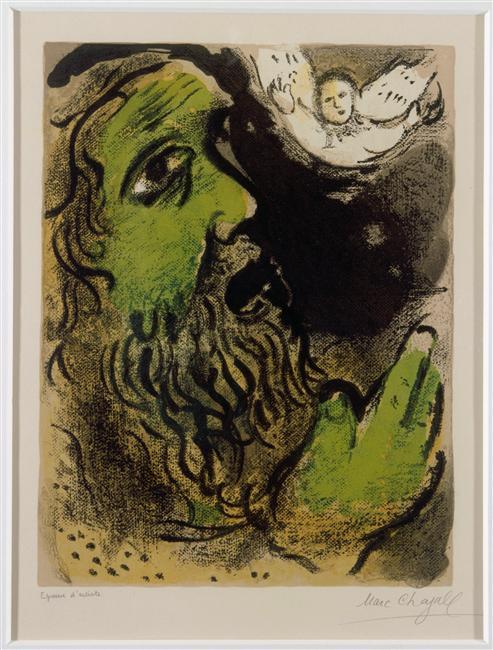 Job Praying — Marc Chagall