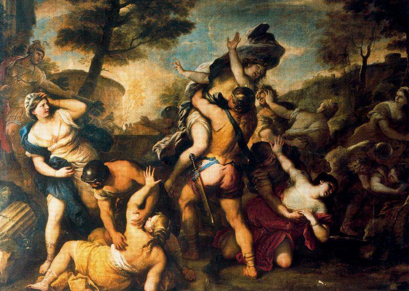 Rape Of The Sabine Woman — Luca Giordano