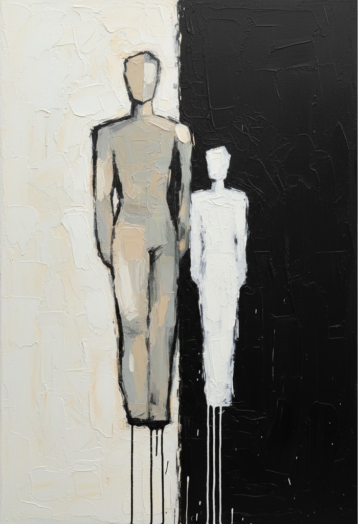 Monolithic Shadows In Dualistic Silence: A Singular Study Of Light And Entropy — Laurent Fabre