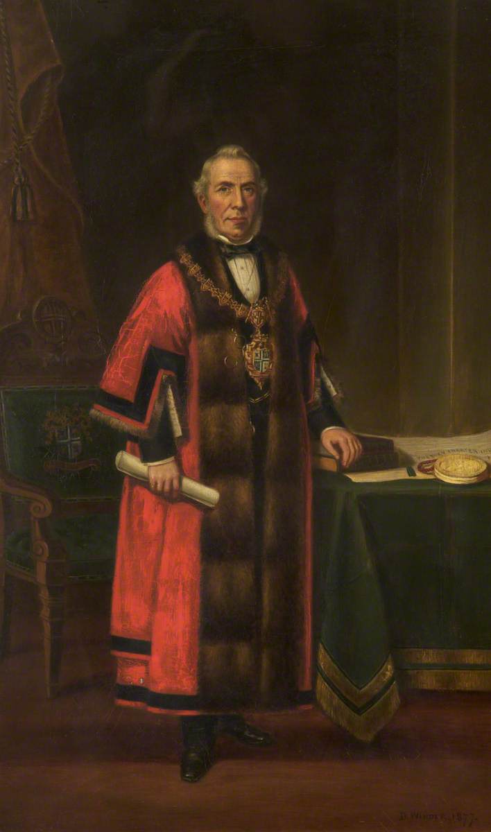Portrait Of The First Mayor Of Bury (copy Of An Earlier Painting) — David Winder