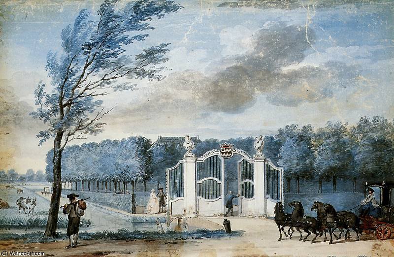 Haaswijk Of Family Van Slingelandt Sun — Aert Schouman