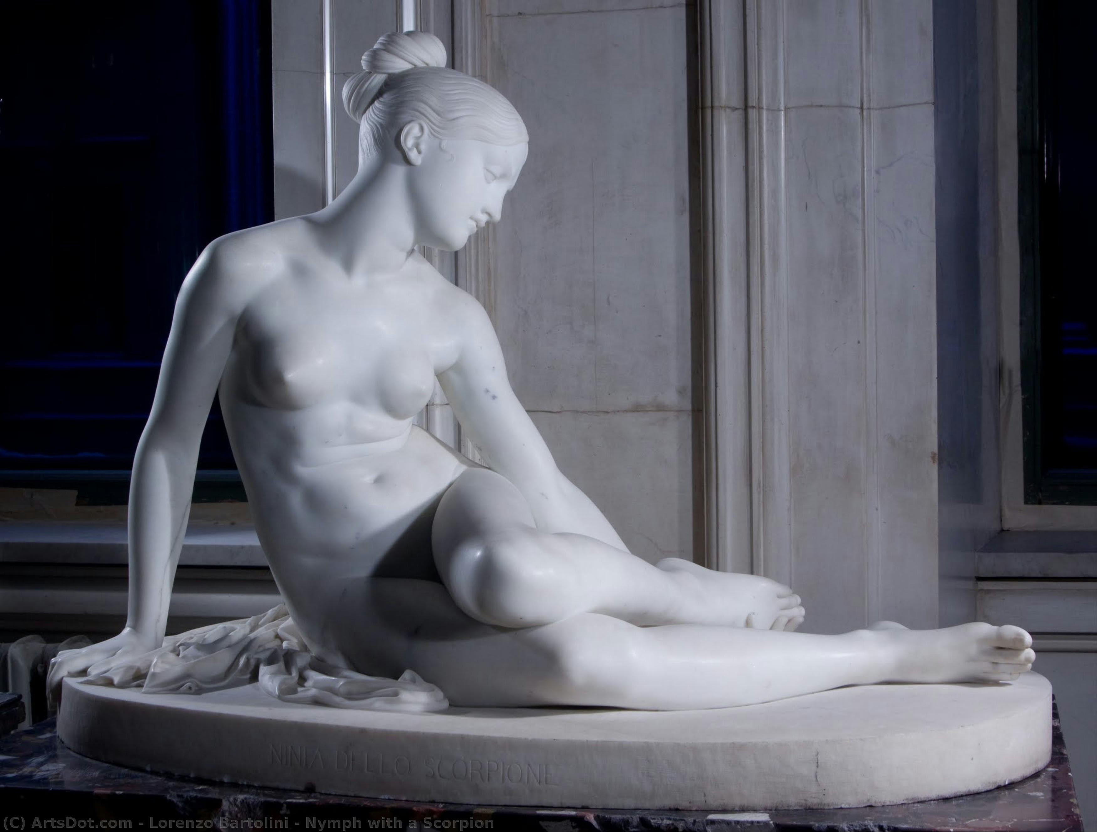 Nymph With A Scorpion — Lorenzo Bartolini