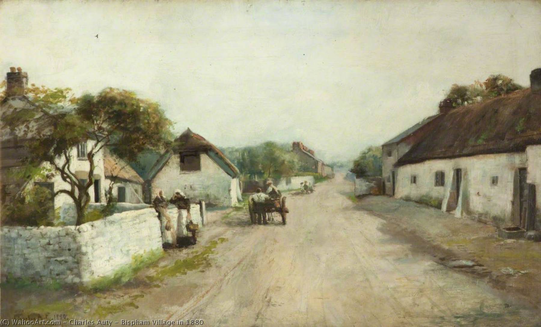 Bispham Village In 1880 — Charles Auty