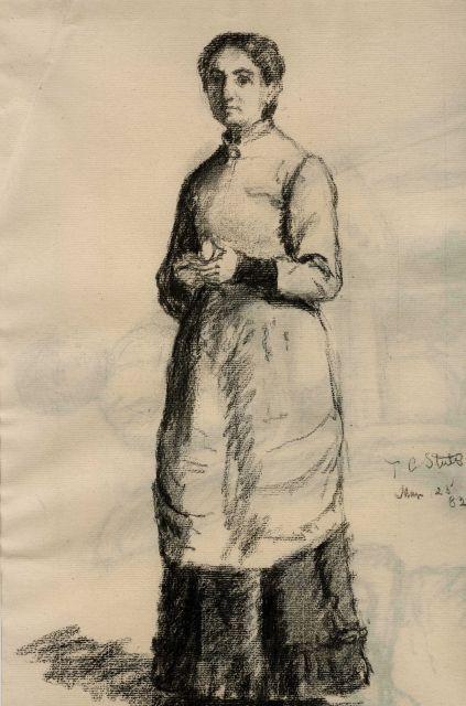 Libbie Standing — Theodore Clement Steele