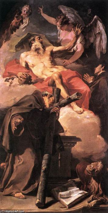 Sts Jerome And Peter Of Alcantara — Giambattista Pittoni