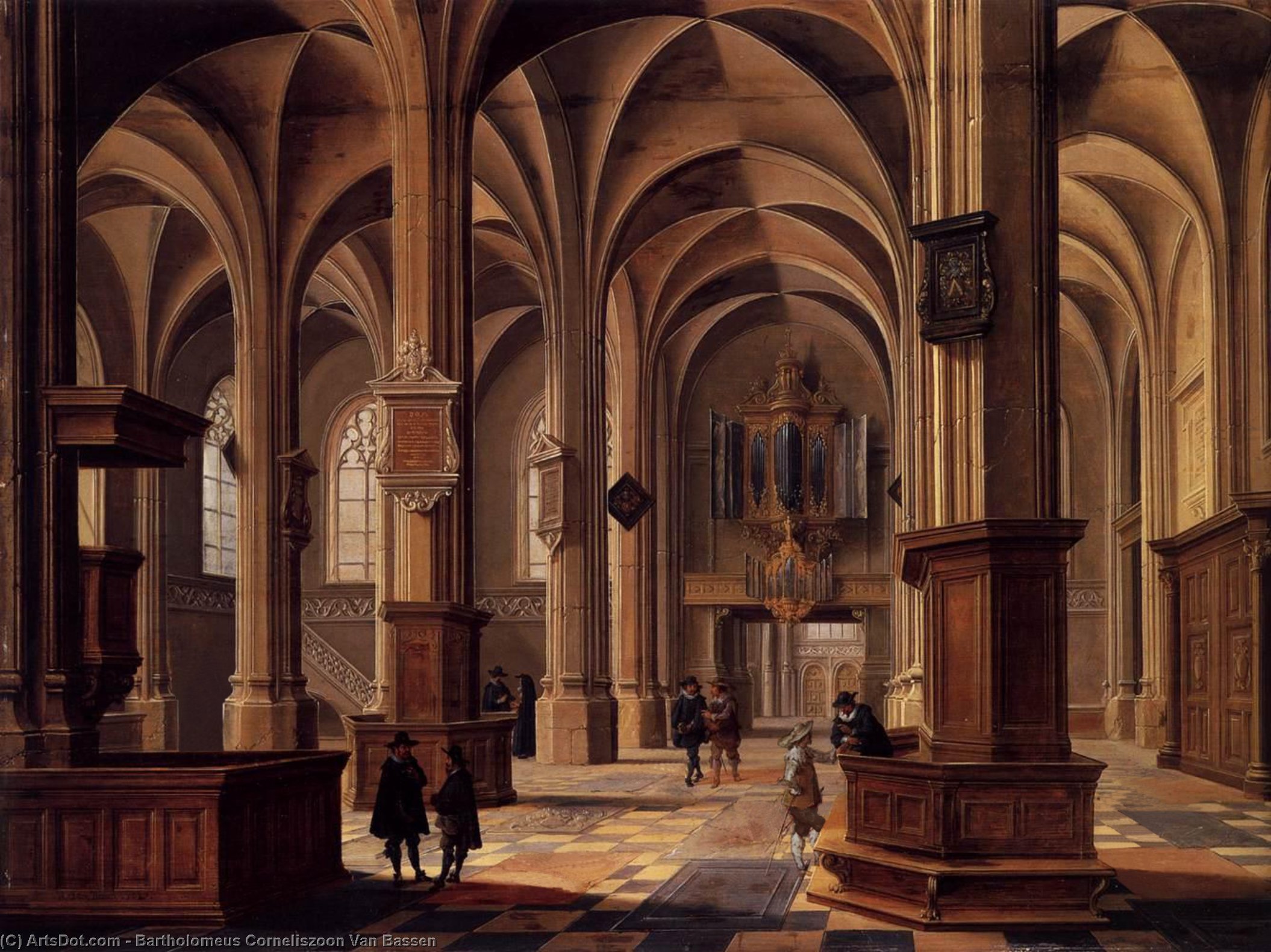 Innenraum Der Cunerakerk, Rhenen — Bartholomeus Van Bassen