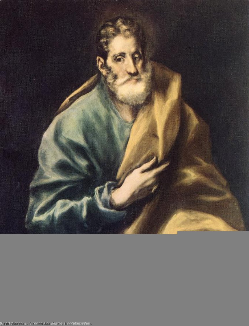 Apostle St Peter — Эль Греко