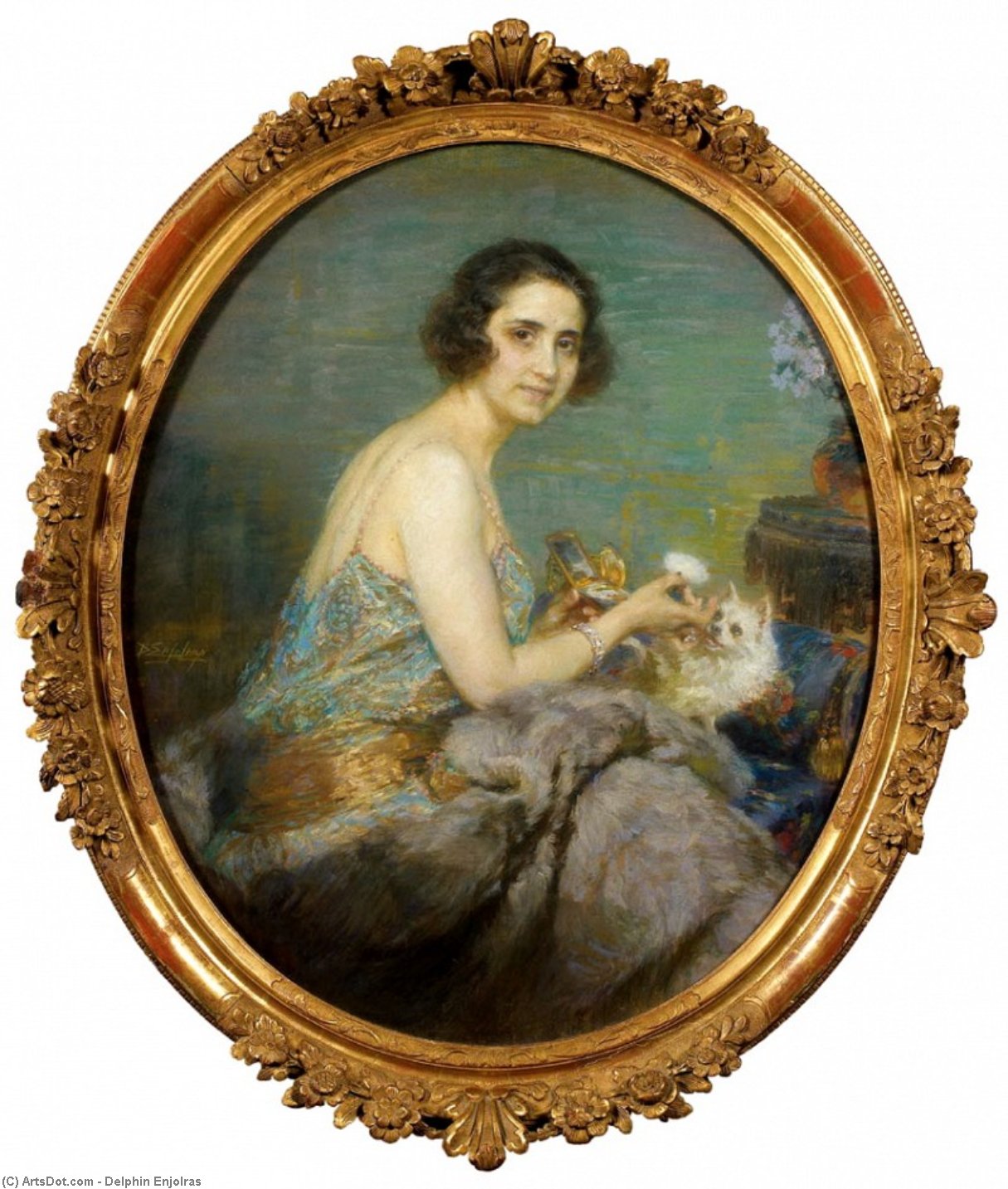 Elegante A Sa Toilette — Delphin Enjolras