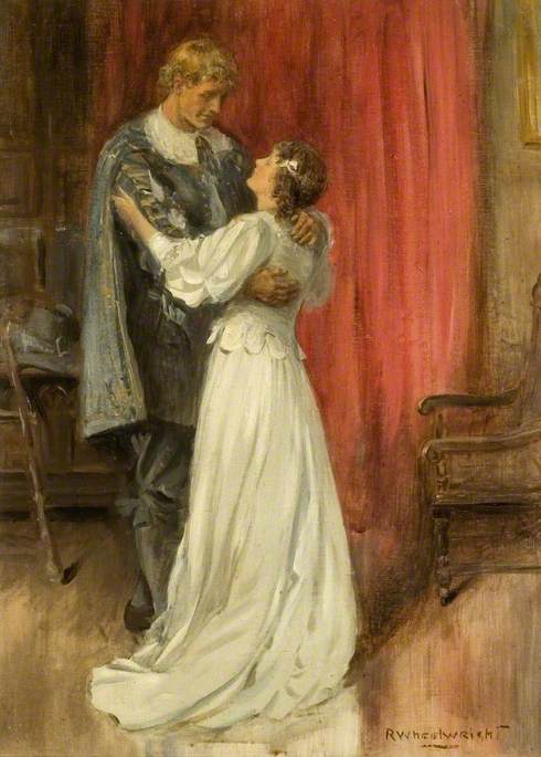 ‘in Another Instant She Was Weeping At My Breast’ (illustration For 'lorna Doone') — Rowland Wheelwright