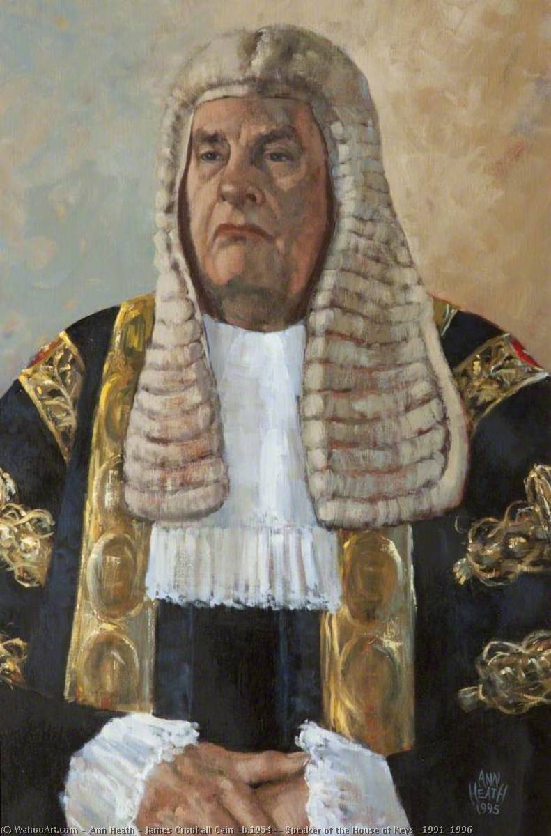James Crookall Cain (b.1954), Speaker Of The House Of Keys (1991–1996) — Ann Heath
