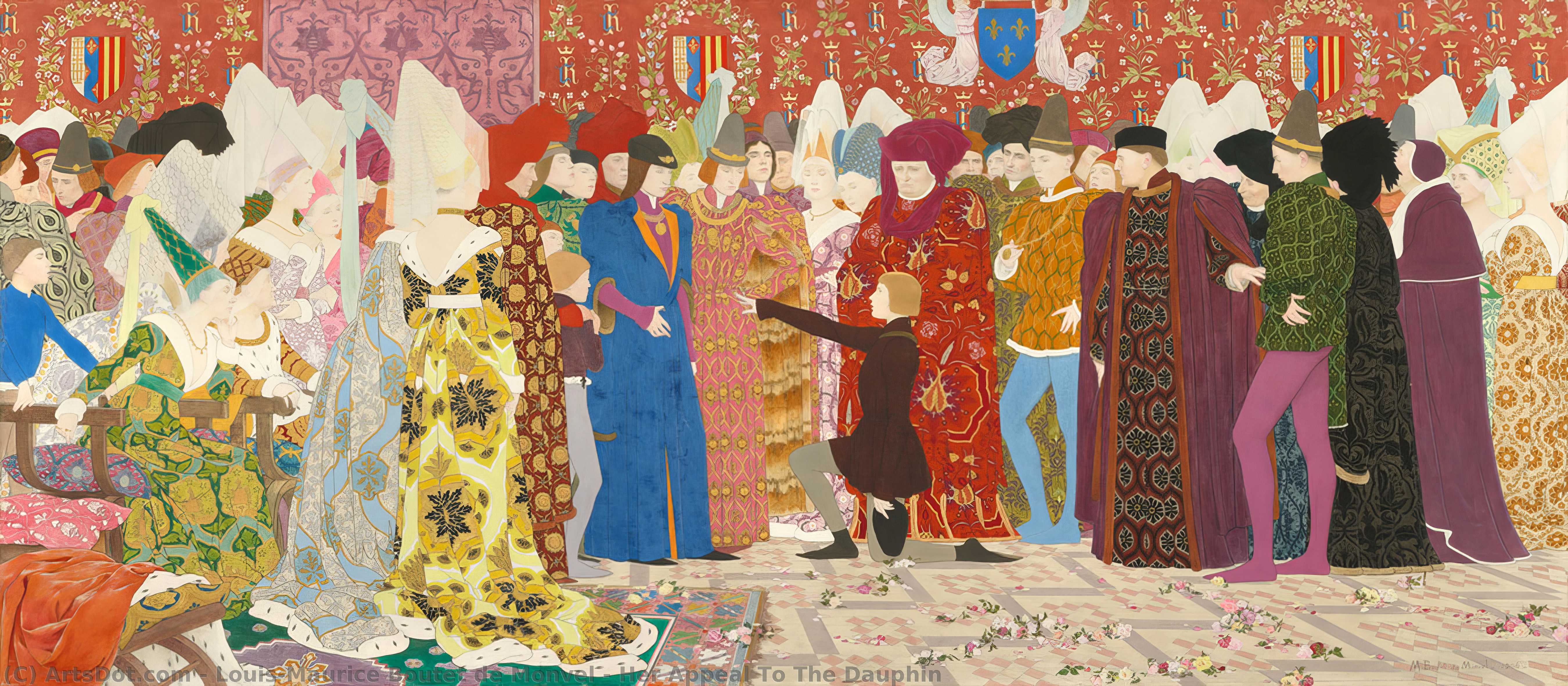 Her Appeal To The Dauphin — Louis-maurice Boutet De Monvel