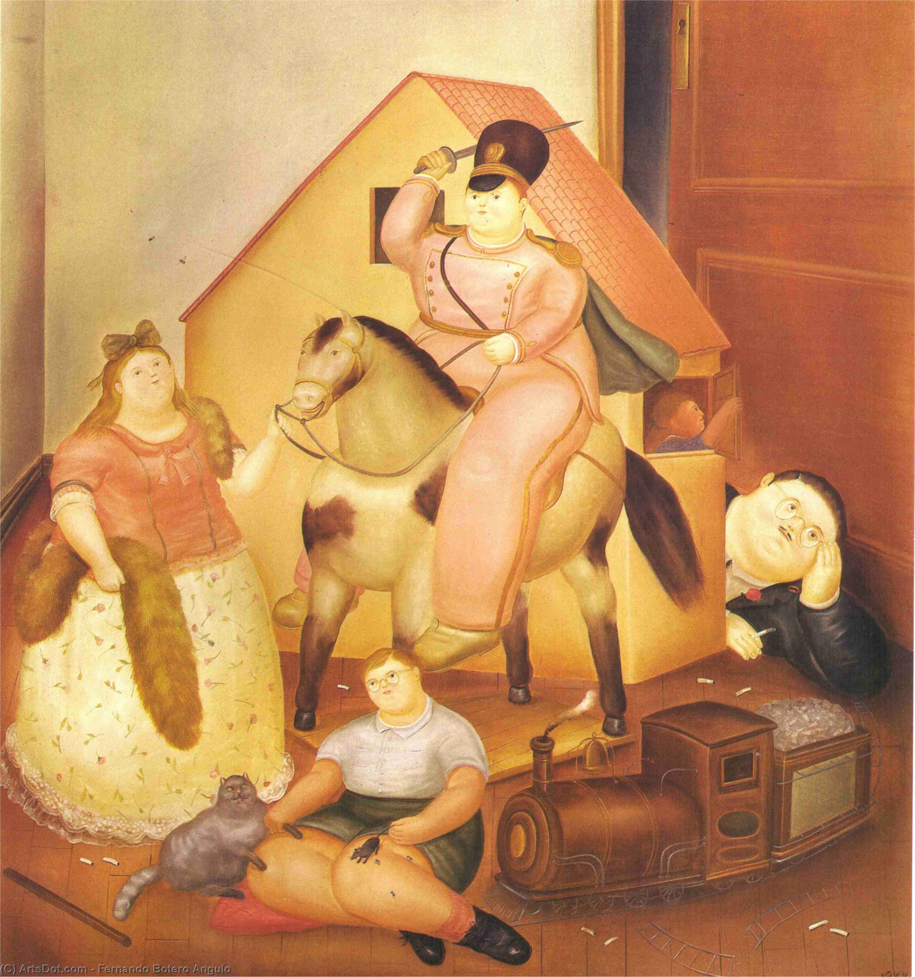 Chambre Avec Jeux D'enfants — Fernando Botero
