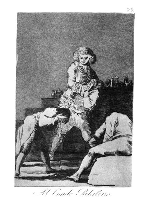 To The Count Palatine — Francisco José De Goya Y Lucientes
