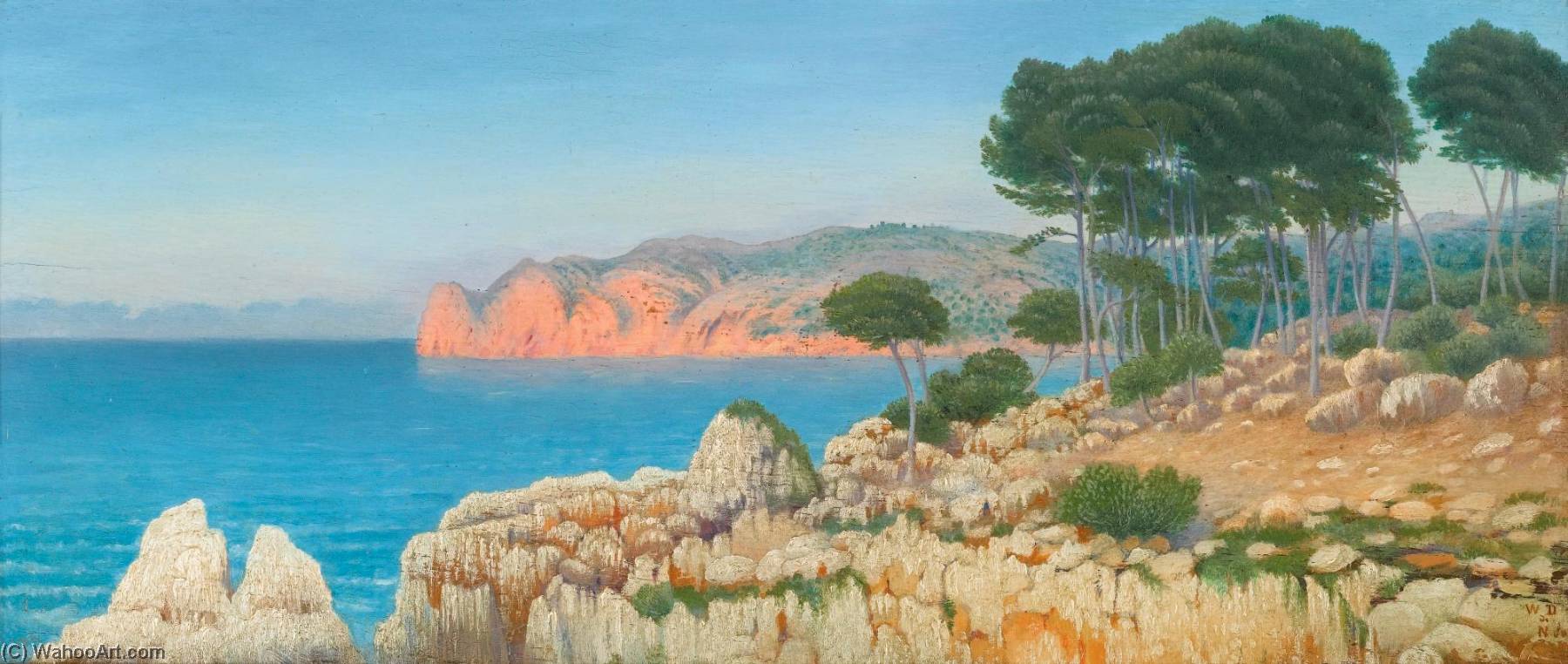 Côte Aux Baléares (majorque, Cala San Vicente) — William Degouve De Nuncques