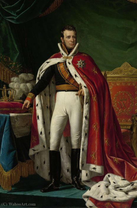 Portrait Of William I, King Of The Netherlands — Joseph Paelinck