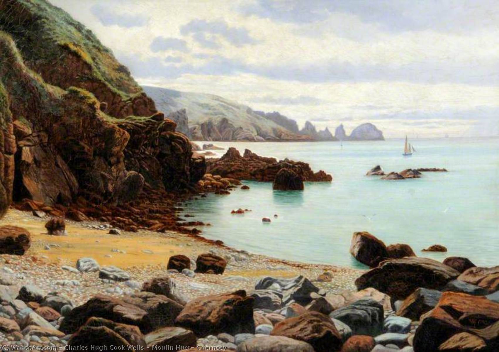 Moulin Huet, Guernsey — Charles Hugh Cook Wells