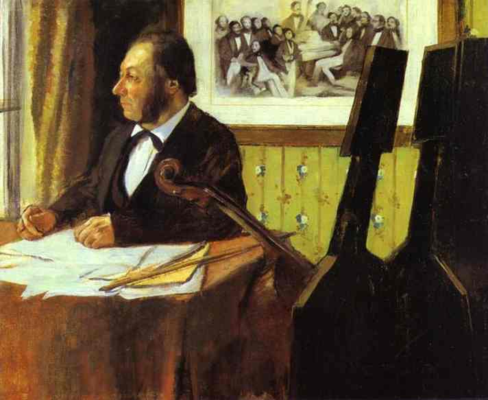 El Retrato De Luis María Pilet, Bailarín En El Teatro Ópera — Hilaire-germain-edgar Degas