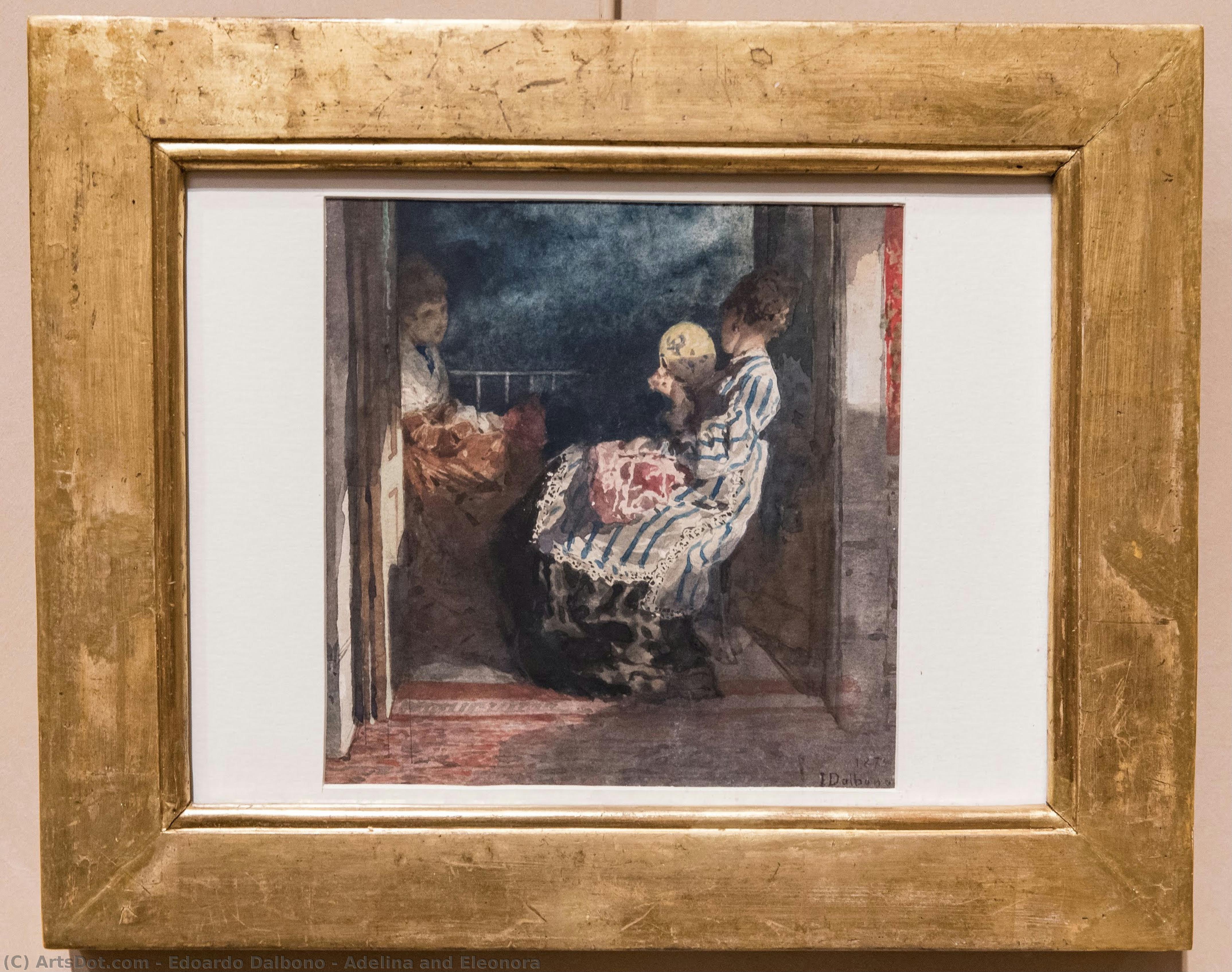 Adelina And Eleonora — Edoardo Dalbono