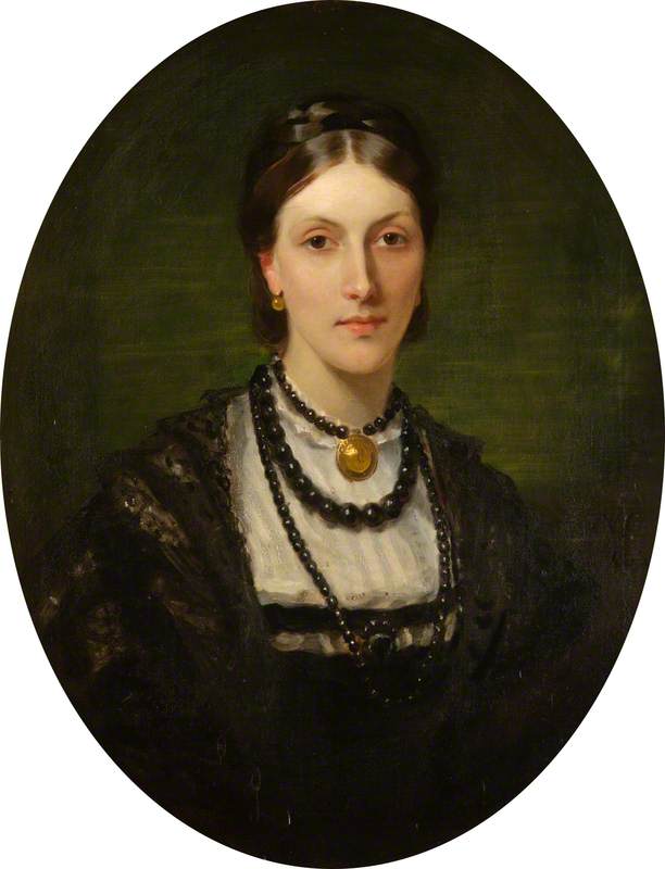 Christina Grace Agnes Hamilton (d.1897), Wife Of Colonel Alexander Leith Hay — Henri Veigal