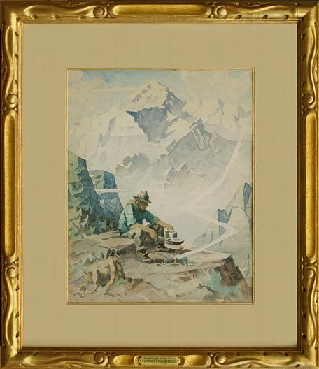 Sourdough, Mt. Mckinley, (painting) — Eustace Paul Ziegler