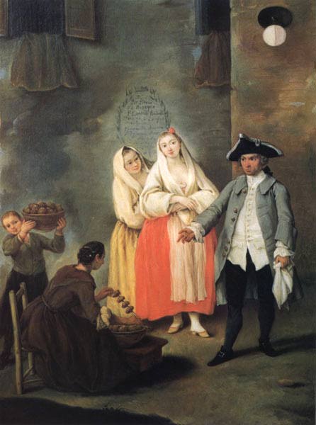 The Seller Of Fritters — Pietro Longhi