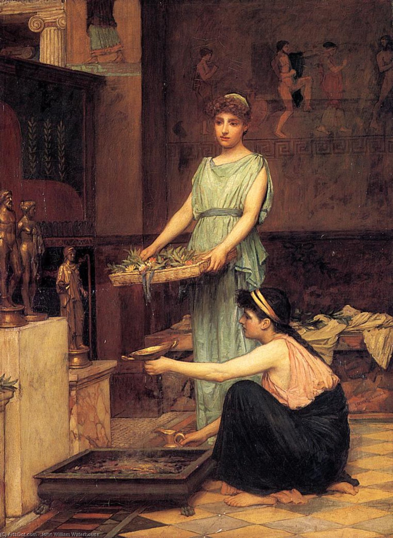 The House Gods — John William Waterhouse